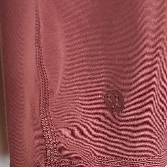 Lululemon Back Into It Long Sleeve cross back Top So Merlot Size XL - Picture 7 of 8